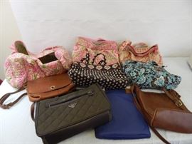 Coach, Prada, Vera Bradley