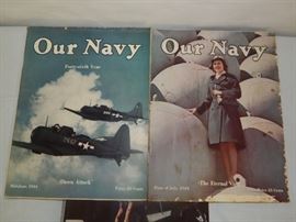 Vintage "Our Navy" Magazine