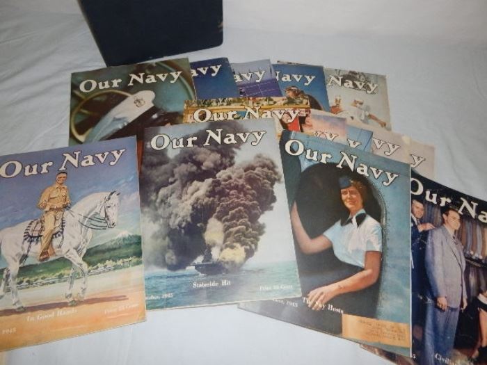 Vintage "Our Navy" Magazine