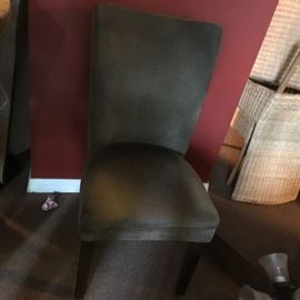 Set of three parsons chairs 