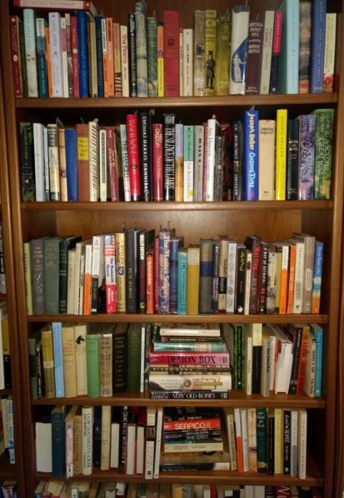 More than 2,000 fiction and non-fiction books.