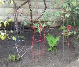 Just a few of the pieces of available garden art.