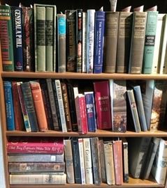 Numerous first editions.