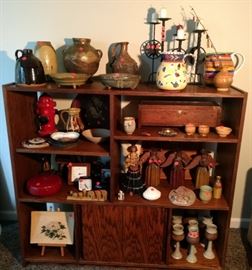 Pottery, candleholders, picture frames, and more.