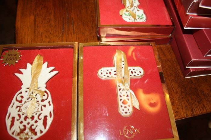 Lenox ornaments