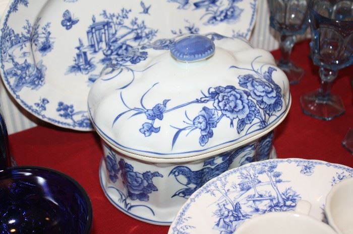 Nice blue and white dish