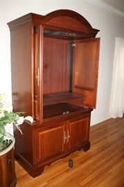 Large armoire.  Great for putting more shelving in and using for storage
