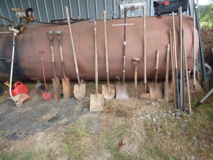 Yard tools.  Gas tank is NOT FOR SALE