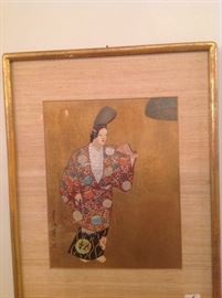 Asian framed art