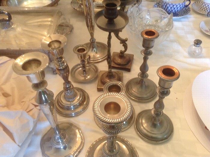 Silver Candle Sticks