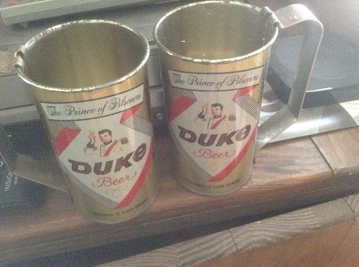 Vintage Beer Can Cups