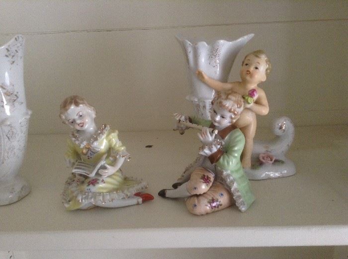 Courting Couple Figurines