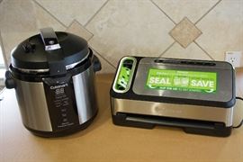 Cuisinart Electric Pressure Cooker:  $60.00  New Stainless Food Saver.  $45.00