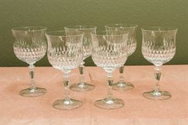 Cut Crystal Waters.  (6)  $45.00  Set