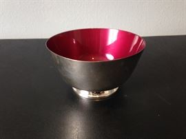 Reed and Barton Enamel Bowl:  $30.00