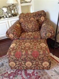 Way Comfy Drexel Club Chair and Ottoman:  $450