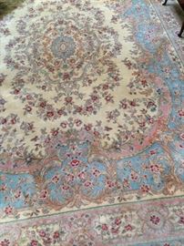 French Style Rug.  104"w x 144"l:  $450.00