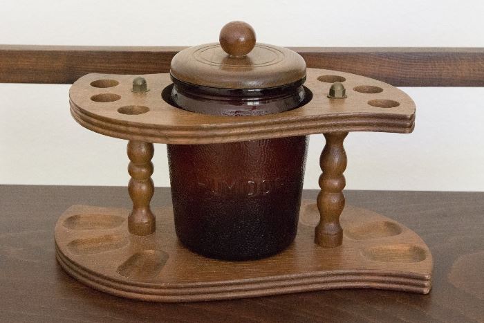 Lord Chesterfield Humidor and 6 Pipe Stand:  $39.00