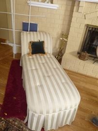 SKIRTED CHAISE / LOUNGE CHAIR 