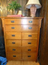CHEST OF DRAWERS MADE IN THE USA - GREAT STORAGE (HAS MATCHING DRESSER)