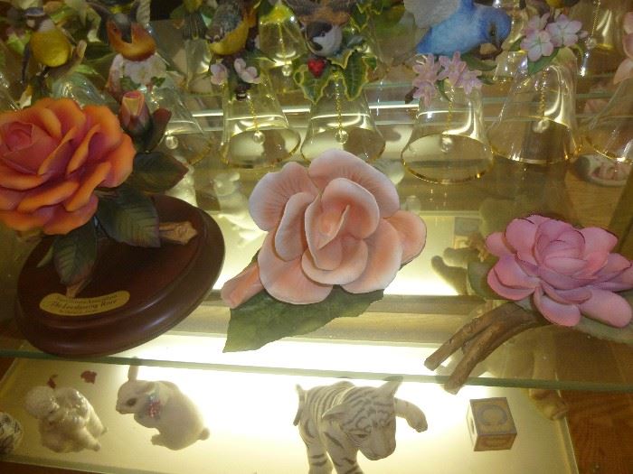 PORCELAIN FLOWER COLLECTION FROM ITALY