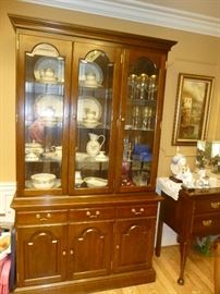 STICKLEY CABINET AND HUTCH