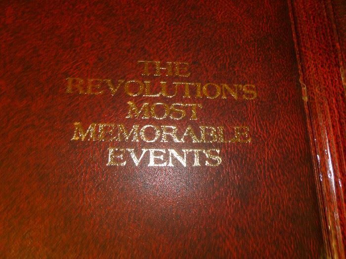 SPIRIT OF 76' STAMP BOOK. THE REVOLUTIONS MOST MEMORABLE EVENTS