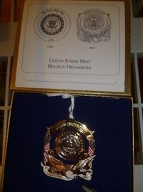 UNITED STATES MINT HOLIDAY ORNAMENTS 