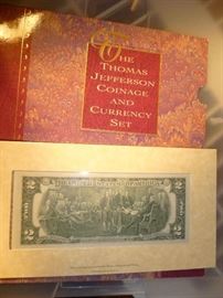 THOMAS JEFFERSON COINAGE AND CURRENCY SET