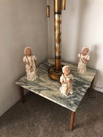 Marble top MCM table