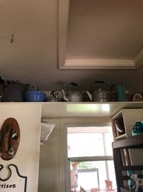 Old teapot collection