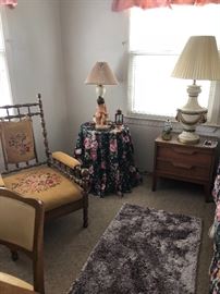 Upstairs apartment with many antiques and vintage clothing