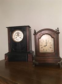 Clocks in the master bedroom