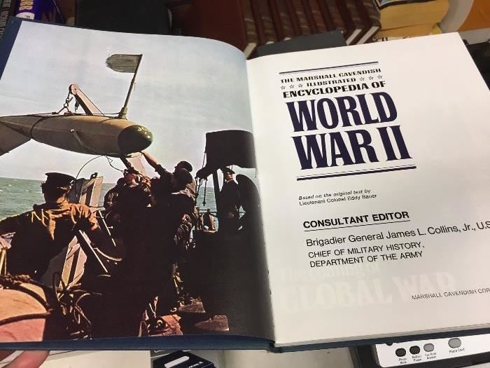 Encyclopedia of WW2 books, set