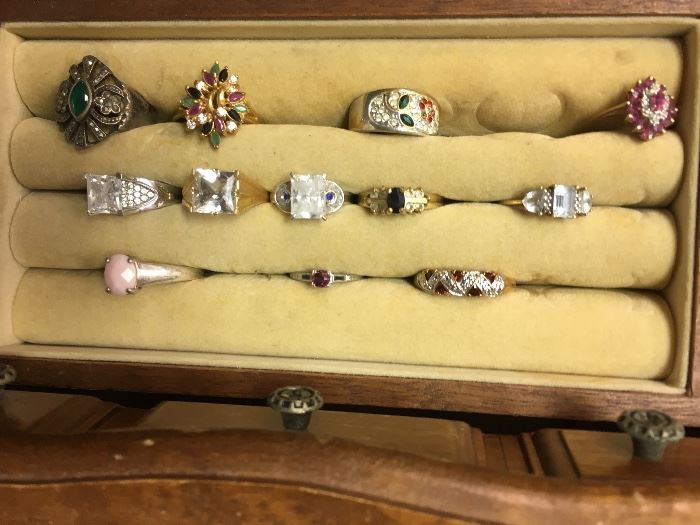 costume jewelry rings
