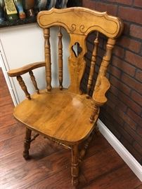 antique oak chair