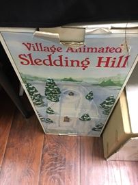 Village Animated sledding hill