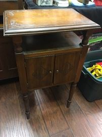 Antique cabinet/table