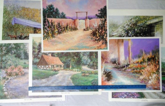 Jesse Barnes Print - "Pathways" (1995) - Reserve $1007 Nature/Landscape Prints  https://ctbids.com/#!/description/share/22431