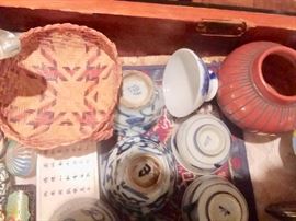 Chitimacha mini Basket and Imari