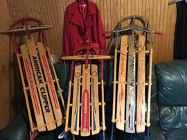 Vintage sleds