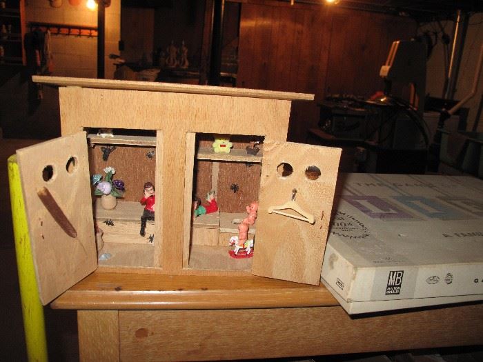 Hand Made Doll Outhouse