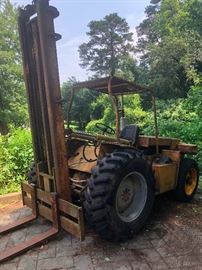 1974 Warner Swasey Outdoor Forklift (does not run)