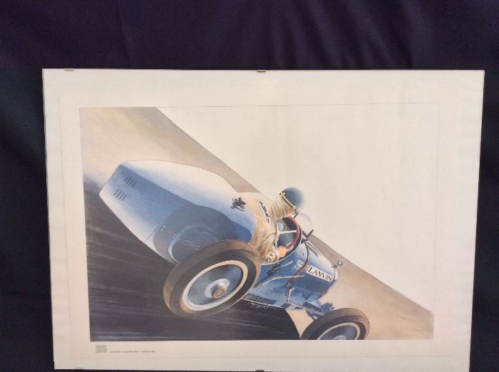 Race Car Poster. 