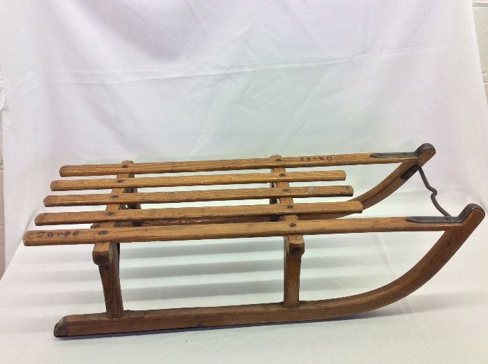 Wooden Davos Luge 33" Length.