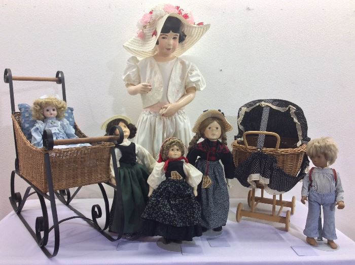 Collection of European Dolls