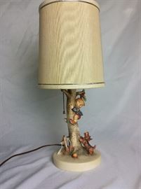 Hummel Lamp, 18" H. 