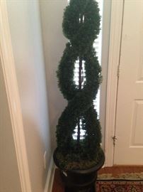 One of two matching topiaries 