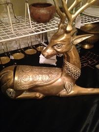 Brass deer