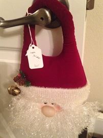 Santa door knob  hanger